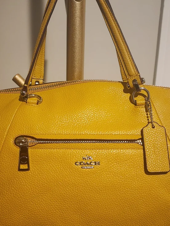 Coach Prairie Satchel - Mustard GUC - Picture 2 of 7
